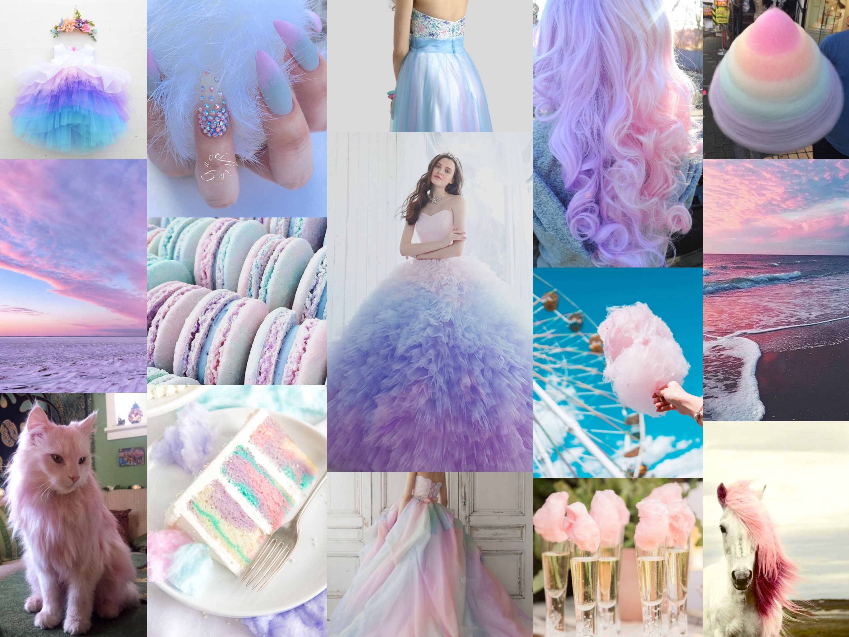 Mood board: Pastel Fairy-tale